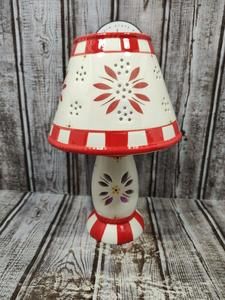Temp-tations 8" LED Battery Operated Old World Lamp Color Morphing Warm White
